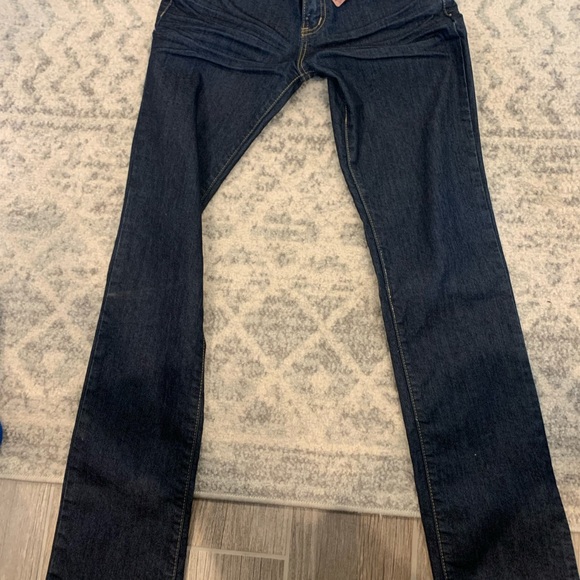 Dark denim jeans size 7 woman's - Picture 4 of 7